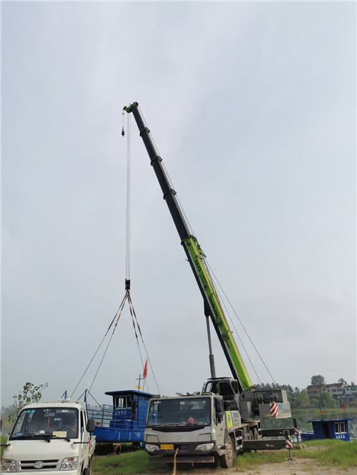 剑川县桥梁建设吊装案例